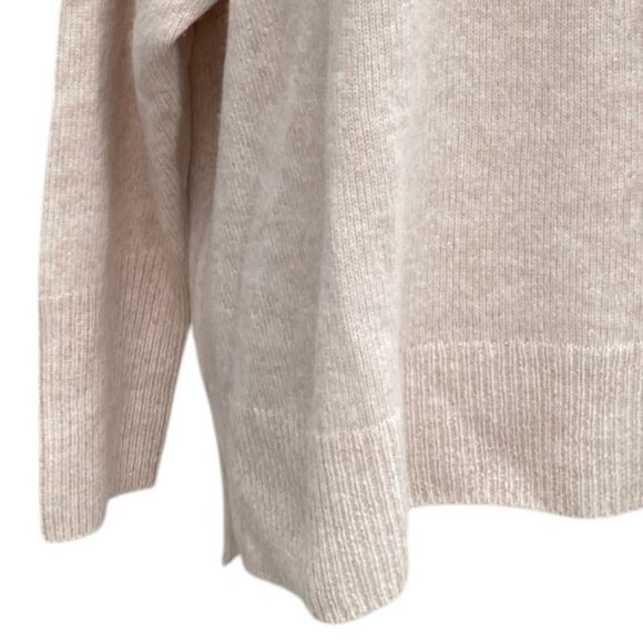 C by Bloomingdales Cashmere Mock Neck Sweater Capsule Neutral Quiet Luxury-XXL - Picture 5 of 12